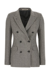 Embroidered wool blend blazer -  | High Quality Luxury Handbag Shop