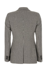 Embroidered wool blend blazer -  | High Quality Luxury Handbag Shop