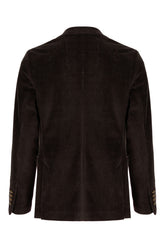 Dark brown corduroy blazer -  | High Quality Luxury Handbag Shop