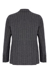 Embroidered wool blend blazer -  | High Quality Luxury Handbag Shop