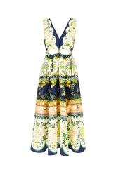Printed cotton dress -  | High Quality Luxury Handbag Shop