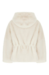 White eco shearling coat -  | High Quality Luxury Handbag Shop