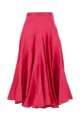 Gonna in seta fucsia -  | High Quality Luxury Handbag Shop