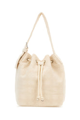 Ivory terry fabric bucket bag -  | High Quality Luxury Handbag Shop