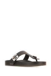Sandali infradito Mellow in pelle testa di moro -  | High Quality Luxury Handbag Shop
