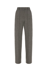 Embroidered stretch wool blend pants -  | High Quality Luxury Handbag Shop