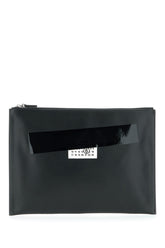Black leather pouch -  | High Quality Luxury Handbag Shop