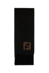 Two-tone wool blend scarf -  | High Quality Luxury Handbag Shop