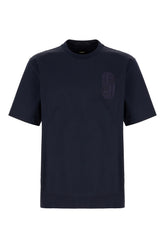 Navy blue cotton t-shirt -  | High Quality Luxury Handbag Shop