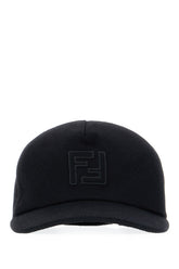 Black wool blend baseball cap -  | High Quality Luxury Handbag Shop