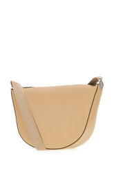 Cappuccino leather crossbody bag -  | High Quality Luxury Handbag Shop