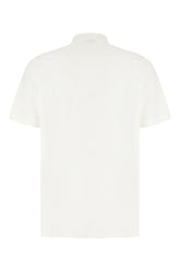 White cotton polo shirt -  | High Quality Luxury Handbag Shop