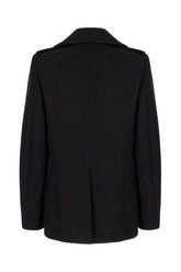 Black wool blend coat -  | High Quality Luxury Handbag Shop