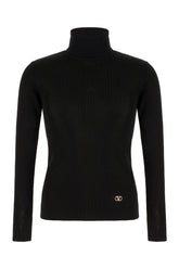 Black viscose sweater -  | High Quality Luxury Handbag Shop