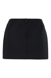 Minigonna in raso nero -  | High Quality Luxury Handbag Shop