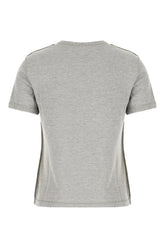 T-shirt in misto cotone grigio -  | High Quality Luxury Handbag Shop