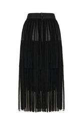 Gonna in seta nera -  | High Quality Luxury Handbag Shop