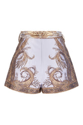 Printed silk blend Hypnotic shorts -  | High Quality Luxury Handbag Shop