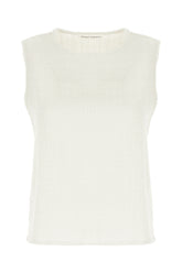 Maglione smanicato in misto poliestere bianco -  | High Quality Luxury Handbag Shop