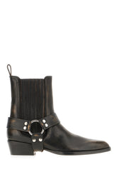 Black leather Helena boots -  | High Quality Luxury Handbag Shop