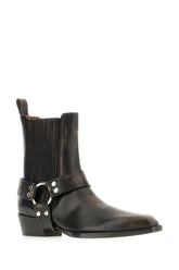 Black leather Helena boots -  | High Quality Luxury Handbag Shop