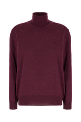 Plum wool sweater -  | High Quality Luxury Handbag Shop
