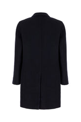 Midnight blue wool blend coat -  | High Quality Luxury Handbag Shop
