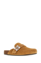 Slippers Mellow in pelle scamosciata biscotto -  | High Quality Luxury Handbag Shop