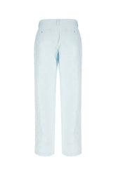 Light blue cotton pants -  | High Quality Luxury Handbag Shop