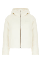 White wool blend padded jacket -  | High Quality Luxury Handbag Shop