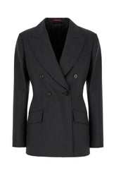 Charcoal wool blazer -  | High Quality Luxury Handbag Shop