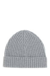 Grey cashmere beanie hat -  | High Quality Luxury Handbag Shop