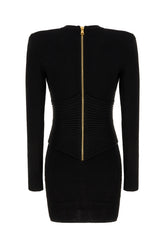 Black viscose blend dress -  | High Quality Luxury Handbag Shop