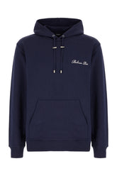 Navy blue cotton sweatshirt -  | High Quality Luxury Handbag Shop