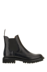 Black leather ankle boots -  | High Quality Luxury Handbag Shop