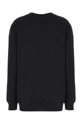 Black cotton sweatshirt -  | High Quality Luxury Handbag Shop