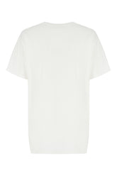 T-shirt in cotone avorio -  | High Quality Luxury Handbag Shop
