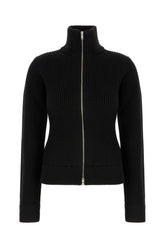 Black wool cardigan -  | High Quality Luxury Handbag Shop