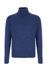 Navy blue wool sweater -  | High Quality Luxury Handbag Shop