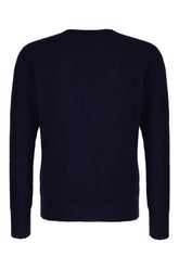Midnight blue wool sweater -  | High Quality Luxury Handbag Shop