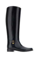 Black leather boots -  | High Quality Luxury Handbag Shop