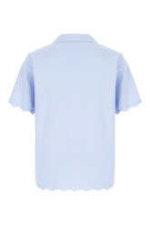 Camicia in popeline azzurro -  | High Quality Luxury Handbag Shop