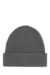 Grey wool beanie hat -  | High Quality Luxury Handbag Shop