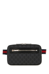 Charcoal leather belt bag -  | High Quality Luxury Handbag Shop