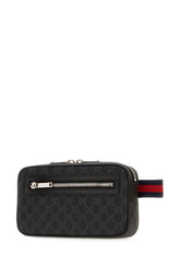 Charcoal leather belt bag -  | High Quality Luxury Handbag Shop