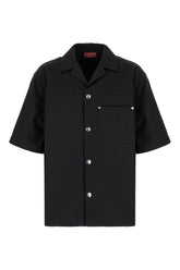 Camicia in cotone nera -  | High Quality Luxury Handbag Shop