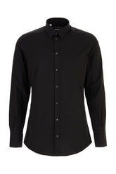 Camicia in popeline nera -  | High Quality Luxury Handbag Shop