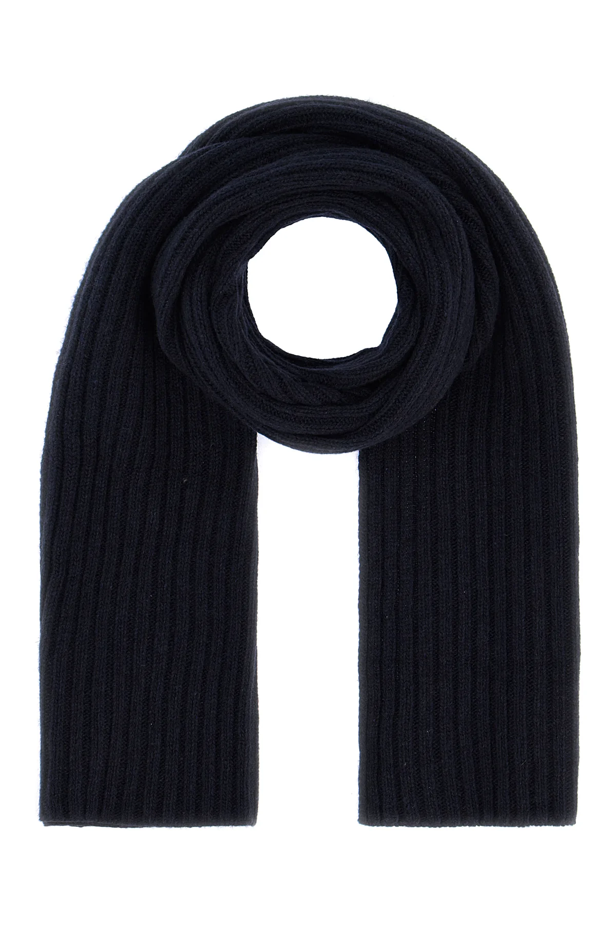 Sciarpa in misto nylon blu notte -  | High Quality Luxury Handbag Shop