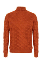 Orange wool sweater -  | High Quality Luxury Handbag Shop
