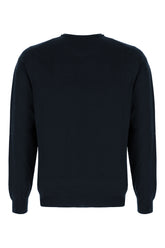 Midnight blue wool blend sweater -  | High Quality Luxury Handbag Shop